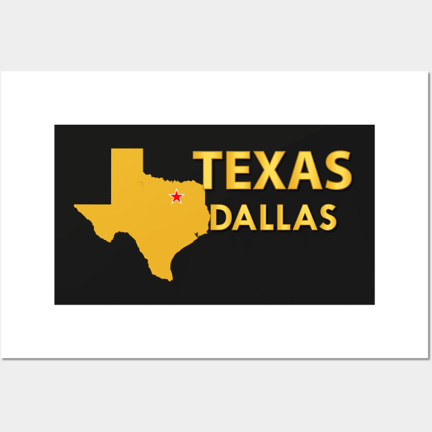 Texas - Dallas Wall Art by twix123844